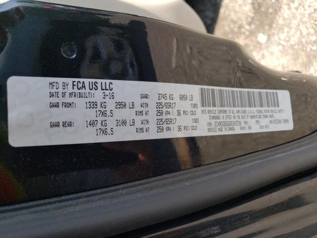 Photo 10 from auction – 2016 DODGE GRAND CARA with VIN 2C4RDGBG6GR343720