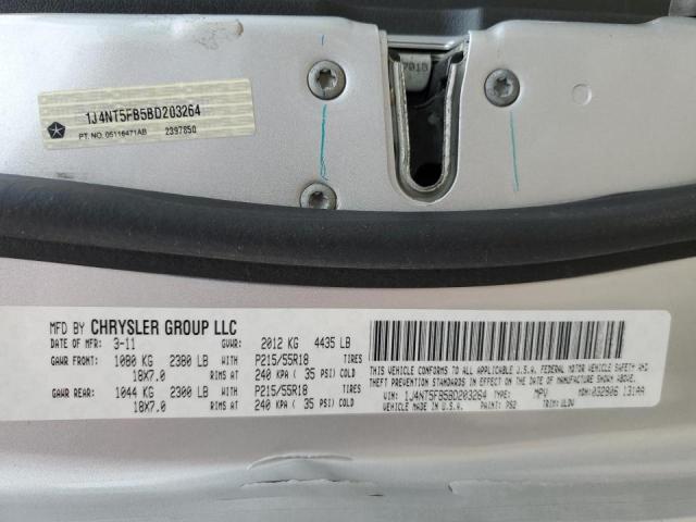Photo 10 from auction – 2011 JEEP COMPASS LI with VIN 1J4NT5FB5BD203264