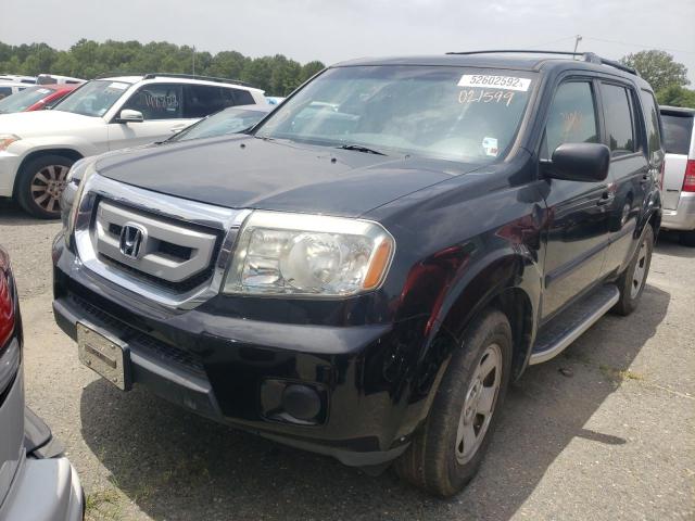 Photo 2 from auction – 2010 HONDA PILOT LX with VIN 5FNYF3H29AB021599