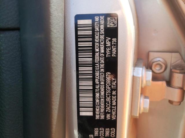 Photo 10 from auction – 2016 JEEP RENEGADE T with VIN ZACCJBCT5GPD99679