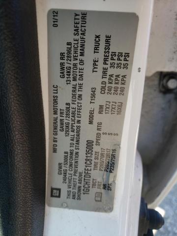 Photo 10 from auction – 2012 CHEVROLET COLORADO L with VIN 1GCHTDFE1C8135000