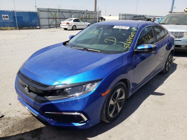 Photo 2 from auction – 2020 HONDA CIVIC LX with VIN 19XFC2F61LE014753