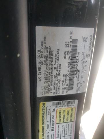Photo 10 from auction – 2015 FORD FUSION SE with VIN 3FA6P0H92FR231554