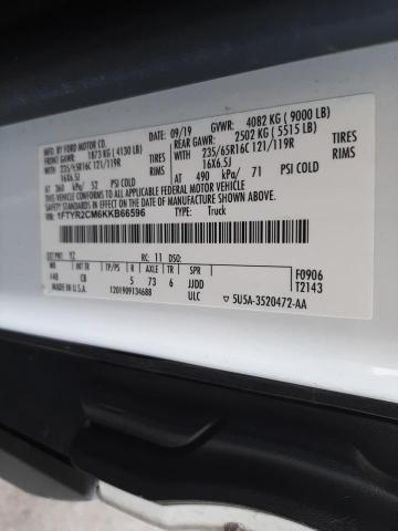 Photo 10 from auction – 2019 FORD TRANSIT T- with VIN 1FTYR2CM6KKB66596