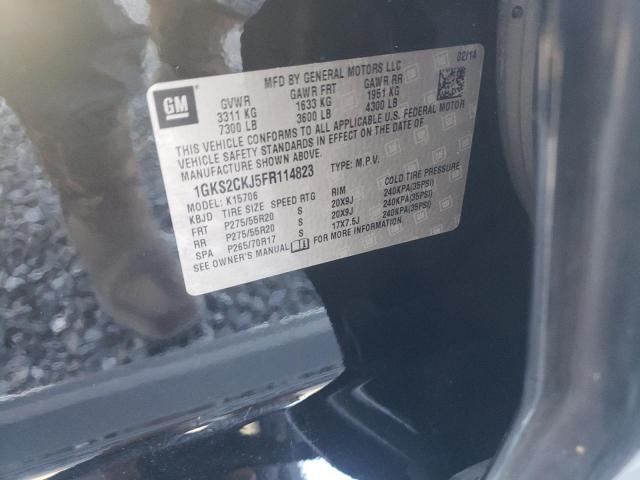 Photo 10 from auction – 2015 GMC YUKON DENA with VIN 1GKS2CKJ5FR114823