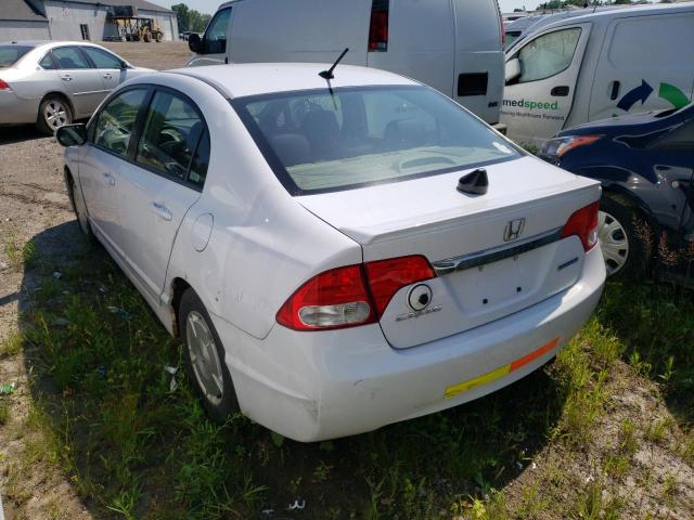 Photo 3 from auction – 2010 HONDA CIVIC HYBR with VIN JHMFA3F26AS007928