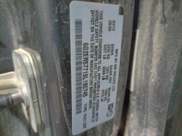 Photo 10 from auction – 2009 PONTIAC G8 with VIN 6G2ER57719L190745