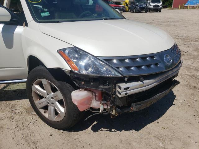 Photo 9 from auction – 2007 NISSAN MURANO SL with VIN JN8AZ08W57W657634