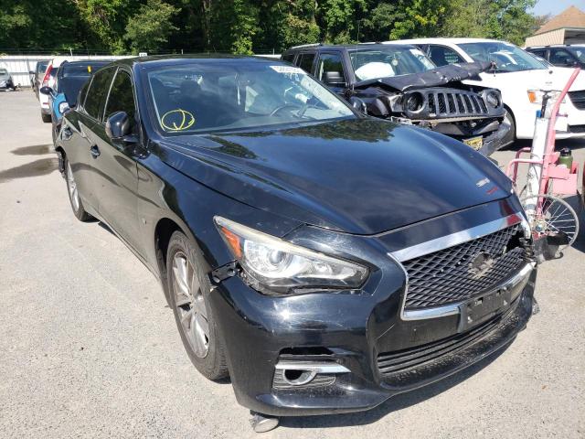 INFINITI Q50 BASE 2014 with VIN JN1BV7AR9EM695761 - Photo from auction