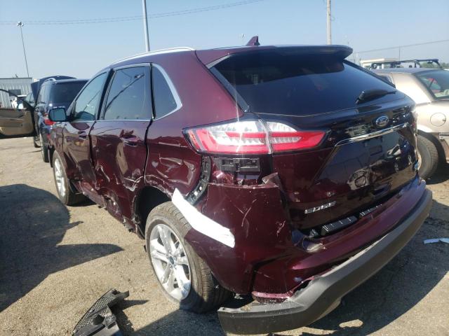 Photo 3 from auction – 2020 FORD EDGE SEL with VIN 2FMPK3J91LBA42084