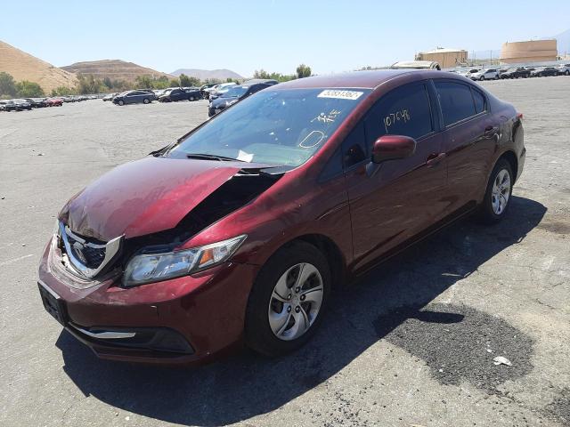 Photo 2 from auction – 2015 HONDA CIVIC LX with VIN 2HGFB2F55FH539402