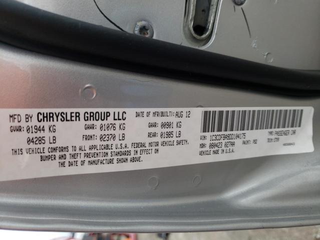 Photo 10 from auction – 2013 DODGE DART SXT with VIN 1C3CDFBA9DD104175