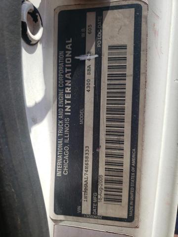 Photo 10 from auction – 2004 INTERNATIONAL 4000 4300 with VIN 1HTMMAAL74H658333