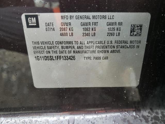 Photo 10 from auction – 2015 CHEVROLET MALIBU 2LT with VIN 1G11D5SL1FF133426