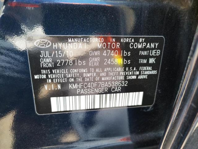 Photo 10 from auction – 2011 HYUNDAI AZERA GLS with VIN KMHFC4DF7BA538632