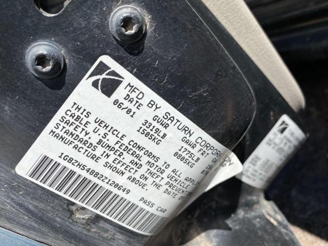 Photo 10 from auction – 2002 SATURN SL1 with VIN 1G8ZH54882Z120649