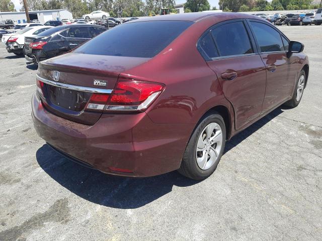 Photo 4 from auction – 2015 HONDA CIVIC LX with VIN 2HGFB2F55FH539402