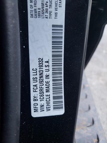 Photo 10 from auction – 2022 RAM 1500 TRX with VIN 1C6SRFU92NN319332