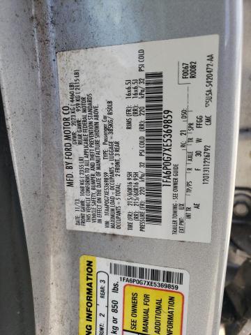 Photo 10 from auction – 2014 FORD FUSION S with VIN 1FA6P0G7XE5369859