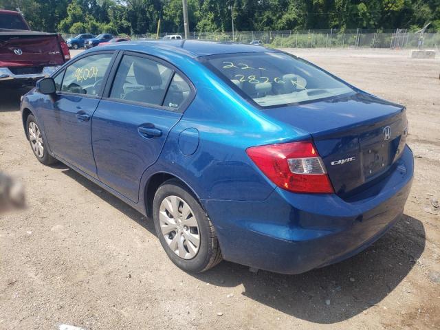 Photo 3 from auction – 2012 HONDA CIVIC LX with VIN 19XFB2F51CE329482