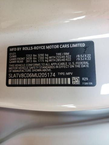 Photo 10 from auction – 2021 ROLLS-ROYCE CULLINAN B with VIN SLATV8C06MU205174