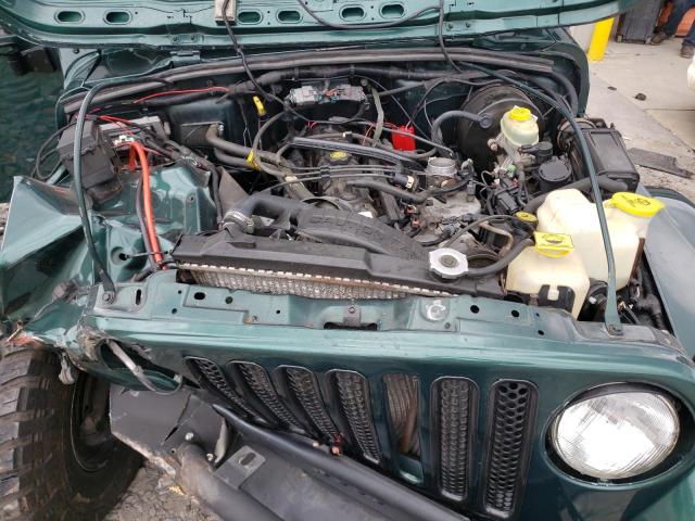 Photo 7 from auction – 2000 JEEP WRANGLER / with VIN 1J4FA59S9YP805422
