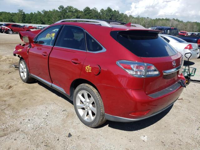 Photo 3 from auction – 2010 LEXUS RX 350 with VIN JTJZK1BA9A2001065