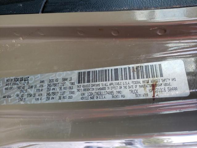 Photo 10 from auction – 2020 JEEP GLADIATOR with VIN 1C6HJTAG3LL174085