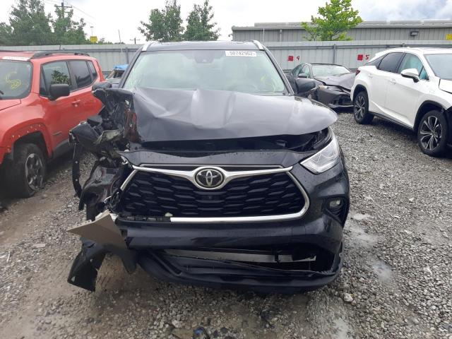 Photo 9 from auction – 2021 TOYOTA HIGHLANDER with VIN 5TDDZRBH3MS083392