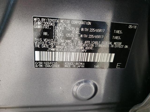 Photo 10 from auction – 2018 TOYOTA RAV4 ADVEN with VIN JTMWFREV0JD123860