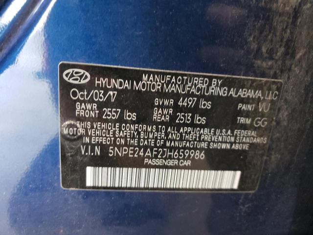 Photo 10 from auction – 2018 HYUNDAI SONATA SE with VIN 5NPE24AF2JH659986