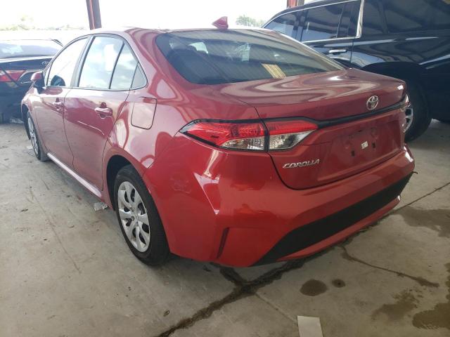 Photo 3 from auction – 2021 TOYOTA COROLLA LE with VIN 5YFEPMAEXMP215674