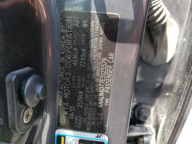 Photo 10 from auction – 2014 KIA CADENZA PR with VIN KNALN4D77E5125579