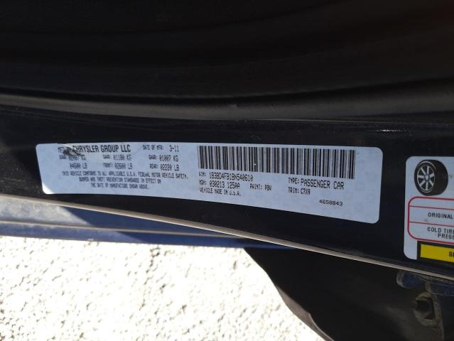 Photo 10 from auction – 2011 DODGE AVENGER EX with VIN 1B3BD4FB1BN540610