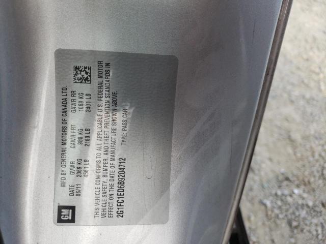 Photo 10 from auction – 2011 CHEVROLET CAMARO LT with VIN 2G1FC1ED6B9204712