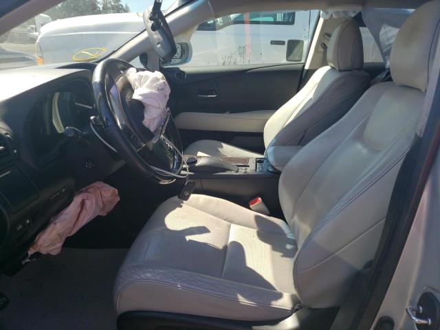 Photo 5 from auction – 2013 LEXUS RX 350 BAS with VIN 2T2BK1BA5DC166665