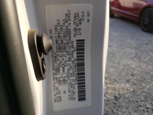 Photo 10 from auction – 2004 TOYOTA SIENNA XLE with VIN 5TDBA22C64S004792