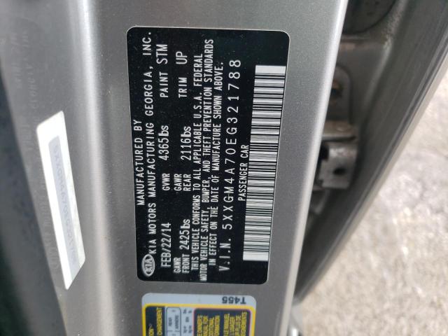 Photo 10 from auction – 2014 KIA OPTIMA LX with VIN 5XXGM4A70EG321788
