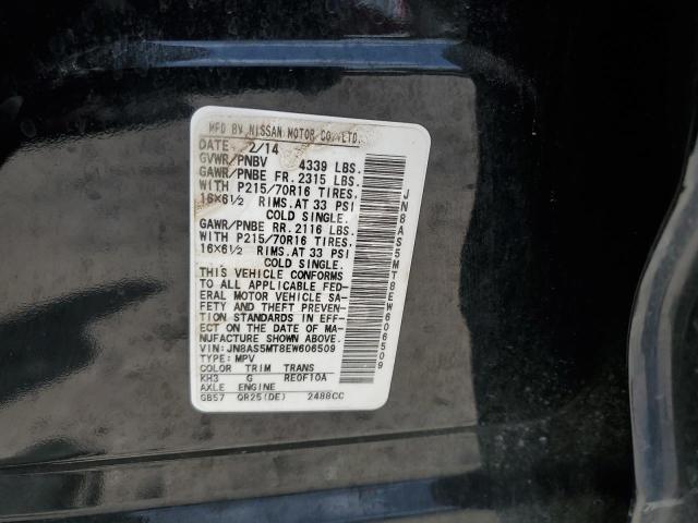 Photo 10 from auction – 2014 NISSAN ROGUE SELE with VIN JN8AS5MT8EW606509