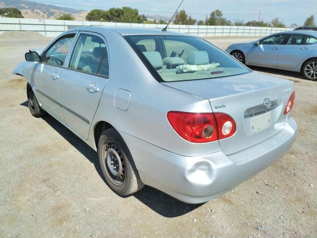 Photo 3 from auction – 2006 TOYOTA COROLLA CE with VIN JTDBR32E960059548