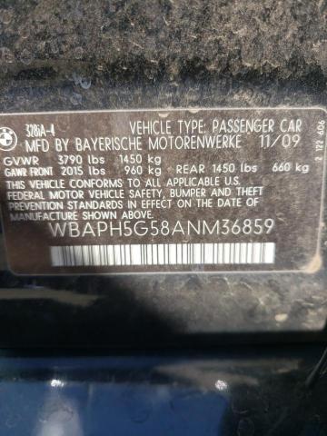 Photo 10 from auction – 2010 BMW 328 I SULE with VIN WBAPH5G58ANM36859