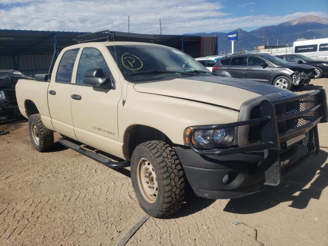 DODGE RAM 2500 S 2003 with VIN 3D7KU28D93G764726 - Photo from auction
