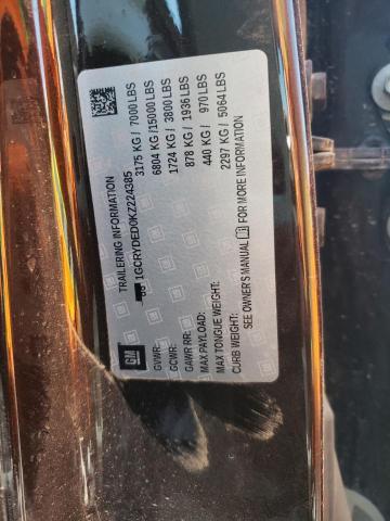 Photo 10 from auction – 2019 CHEVROLET SILVRK1500 with VIN 1GCRYDED0KZ224385