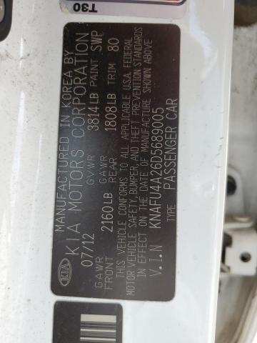 Photo 10 from auction – 2013 KIA FORTE EX with VIN KNAFU4A26D5689005