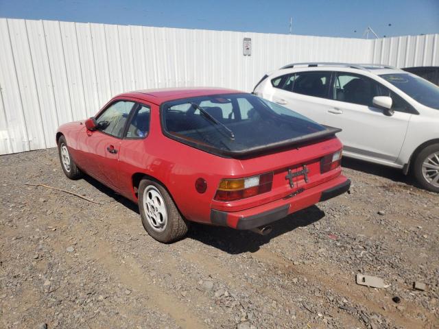 Photo 3 from auction – 1988 PORSCHE 924 S with VIN WP0AA0923JN451529