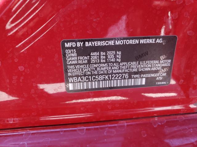 Photo 10 from auction – 2015 BMW 328 I SULE with VIN WBA3C1C58FK122276