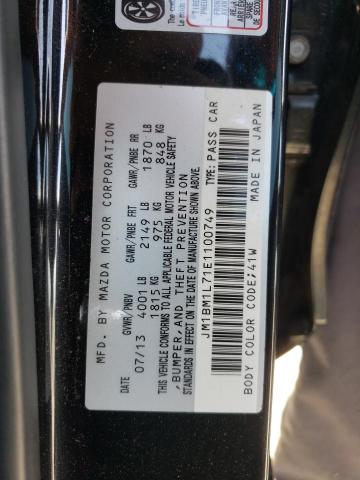 Photo 10 from auction – 2014 MAZDA 3 TOURING with VIN JM1BM1L71E1100749