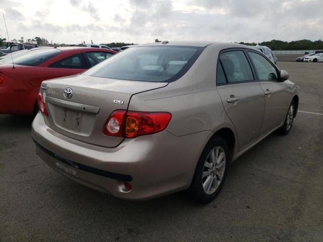 Photo 4 from auction – 2009 TOYOTA COROLLA BA with VIN 2T1BU40EX9C057325