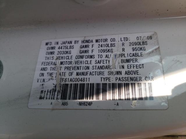 Photo 10 from auction – 2010 ACURA TSX with VIN JH4CU2F61AC004811