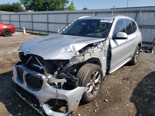 Photo 2 from auction – 2020 BMW X3 XDRIVE3 with VIN 5UXTY5C06LLE57950